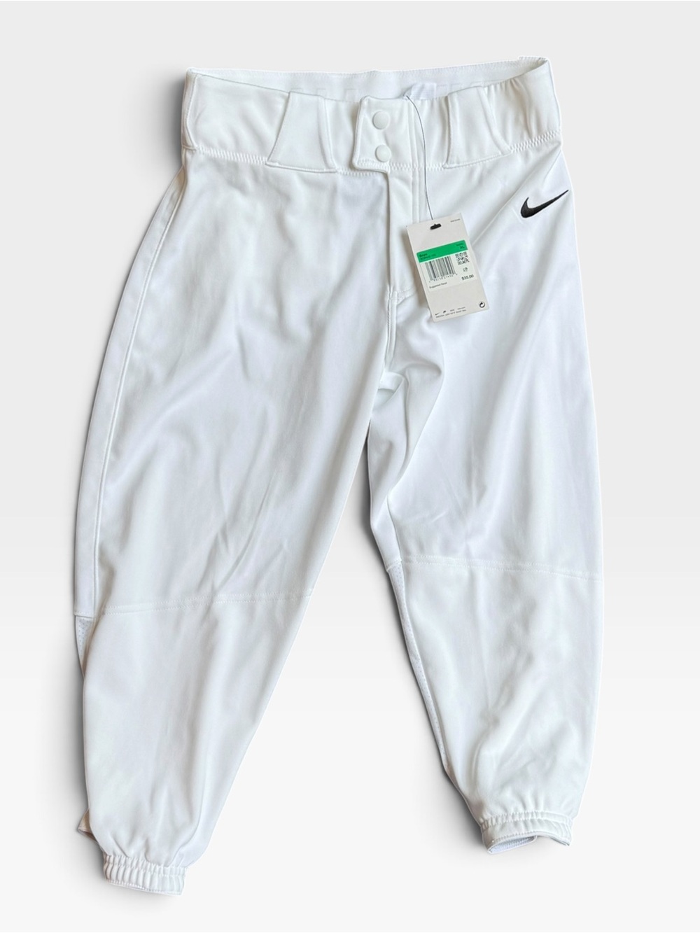 NWT Nike Team White Baseball Pants Boys Size XL